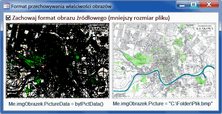 Upakowana DIB dużego pliku bitmapy