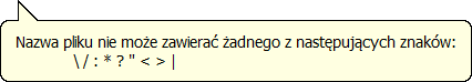 Niepoprawne znaki