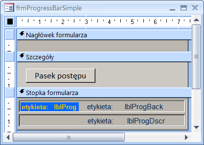Projekt. Pasek postępu w formularzu