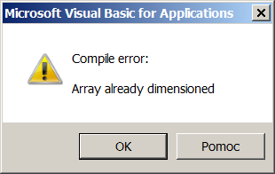 Array Error