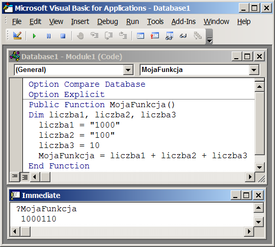edytor vba variant